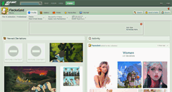 Desktop Screenshot of fleckogold.deviantart.com
