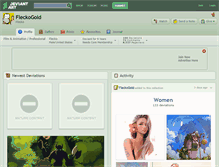 Tablet Screenshot of fleckogold.deviantart.com