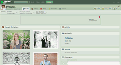 Desktop Screenshot of evelution.deviantart.com
