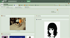 Desktop Screenshot of levinne.deviantart.com