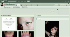 Desktop Screenshot of forbiddenobsession.deviantart.com