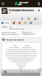 Mobile Screenshot of forbiddenobsession.deviantart.com