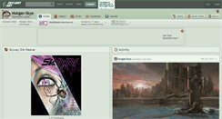 Desktop Screenshot of morgan-skye.deviantart.com