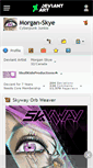 Mobile Screenshot of morgan-skye.deviantart.com
