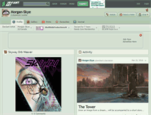 Tablet Screenshot of morgan-skye.deviantart.com