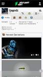 Mobile Screenshot of ljagodz.deviantart.com