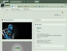 Tablet Screenshot of ljagodz.deviantart.com