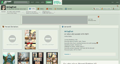 Desktop Screenshot of mrgagfoot.deviantart.com