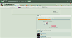Desktop Screenshot of cynderspyrolover.deviantart.com