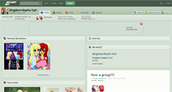 Desktop Screenshot of kingdom-hearts-yuri.deviantart.com