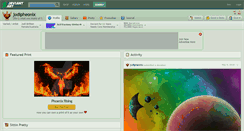 Desktop Screenshot of jodipheonix.deviantart.com