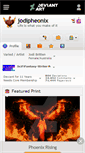 Mobile Screenshot of jodipheonix.deviantart.com