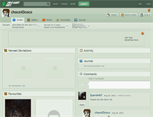 Tablet Screenshot of chocoxdcoco.deviantart.com