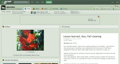 Desktop Screenshot of lakoneko.deviantart.com