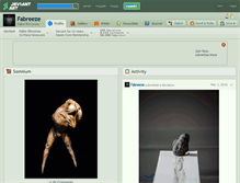 Tablet Screenshot of fabreeze.deviantart.com