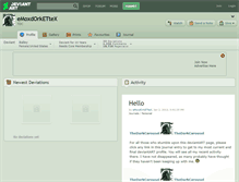 Tablet Screenshot of emoxdorkettex.deviantart.com