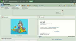 Desktop Screenshot of freddiegirl.deviantart.com