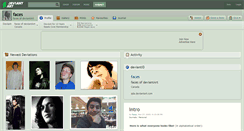 Desktop Screenshot of faces.deviantart.com