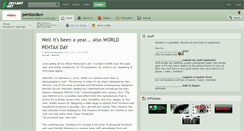 Desktop Screenshot of pentaxda.deviantart.com