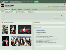 Tablet Screenshot of carmenmayta.deviantart.com