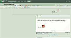 Desktop Screenshot of facecopyingjutsu.deviantart.com