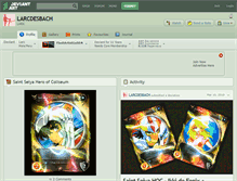 Tablet Screenshot of larcdesbach.deviantart.com