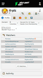 Mobile Screenshot of lll-plz.deviantart.com