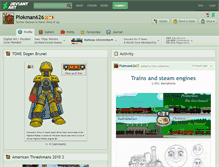Tablet Screenshot of plokman626.deviantart.com