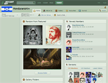 Tablet Screenshot of honduranart.deviantart.com