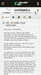 Mobile Screenshot of luvsketch.deviantart.com