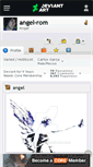 Mobile Screenshot of angel-rom.deviantart.com