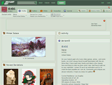 Tablet Screenshot of ievets.deviantart.com