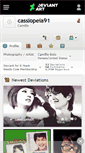 Mobile Screenshot of cassiopeia91.deviantart.com