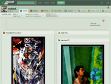 Tablet Screenshot of nobock.deviantart.com