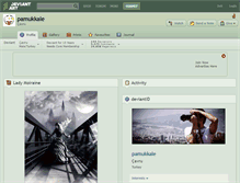 Tablet Screenshot of pamukkale.deviantart.com