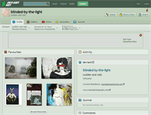 Tablet Screenshot of blinded-by-the-light.deviantart.com