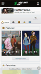 Mobile Screenshot of hatterfans.deviantart.com