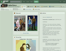 Tablet Screenshot of hatterfans.deviantart.com