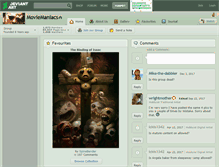 Tablet Screenshot of moviemaniacs.deviantart.com