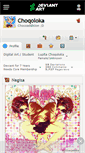 Mobile Screenshot of choqoloka.deviantart.com
