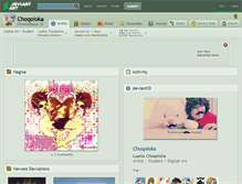 Tablet Screenshot of choqoloka.deviantart.com