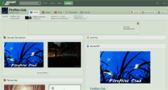 Desktop Screenshot of fireflies-club.deviantart.com