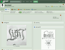 Tablet Screenshot of dawnland.deviantart.com