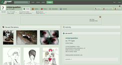 Desktop Screenshot of misterquestion.deviantart.com