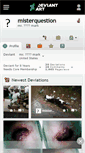 Mobile Screenshot of misterquestion.deviantart.com
