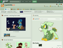 Tablet Screenshot of kopaisfluffy.deviantart.com