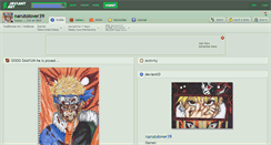 Desktop Screenshot of narutolover39.deviantart.com