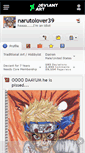Mobile Screenshot of narutolover39.deviantart.com