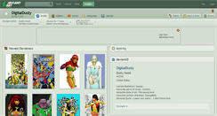 Desktop Screenshot of digitaldusty.deviantart.com