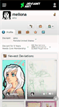 Mobile Screenshot of meliona.deviantart.com